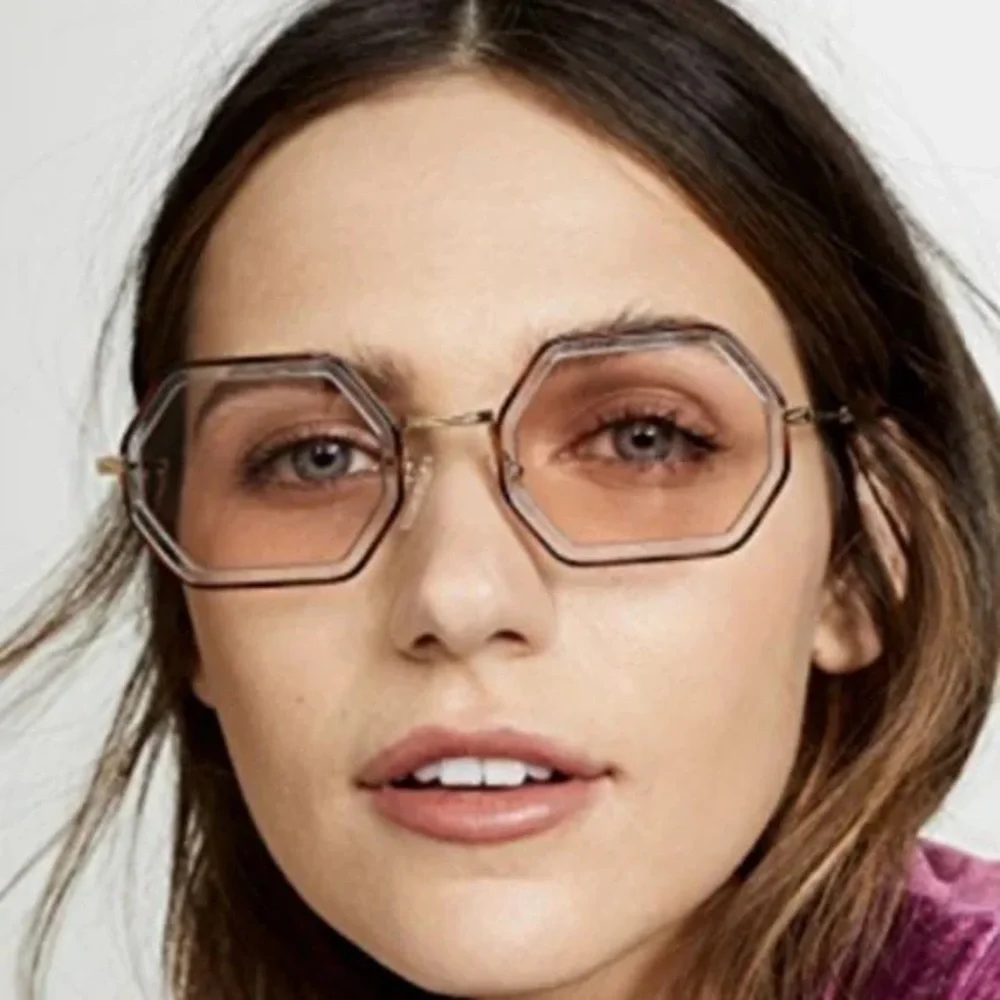 Chloe CE146S Tally Octagonal Sunglasses Pink Lens